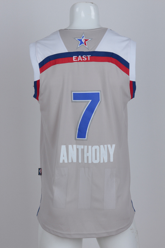 New York Knicks #7 Anthony grey 2017 NBA All Star jerseys->more jerseys->NBA Jersey